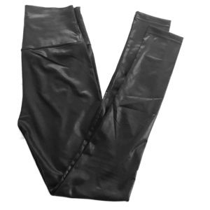 Black Faux Leather Leggings